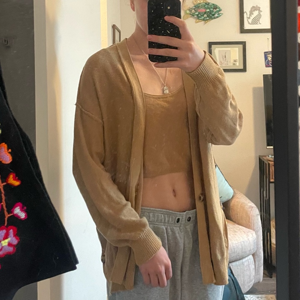 Free people Sweater & Tank Set